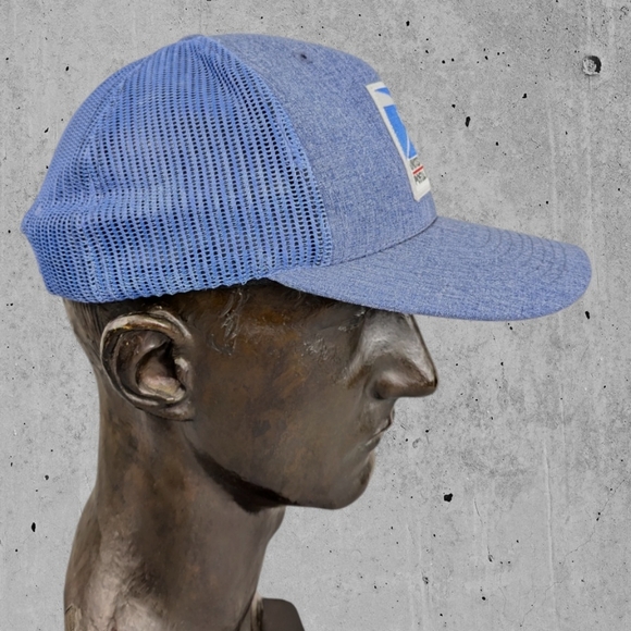 Vintage USPS Hat Cap Blue Denim Medium Adjustable Post Old Stock Made in USA - Picture 4 of 5